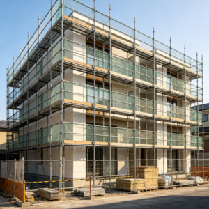 Residential Exterior Wall Scaffolding Erection Service