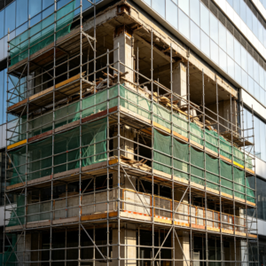 Labor Services for Scaffolding Erection and Dismantling on Commercial Buildings