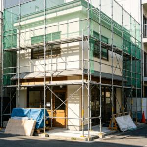 Temporary Scaffolding Erection Service for Small Commercial Sites
