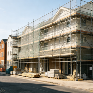 Scaffolding Erection and Dismantling Services for Street-Facing Residential Buildings