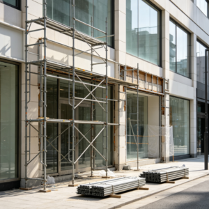 Scaffolding Erection and Dismantling Services for Storefronts